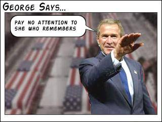 Bush says, 